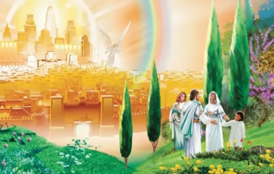 novo ceu e nova terra ilustração