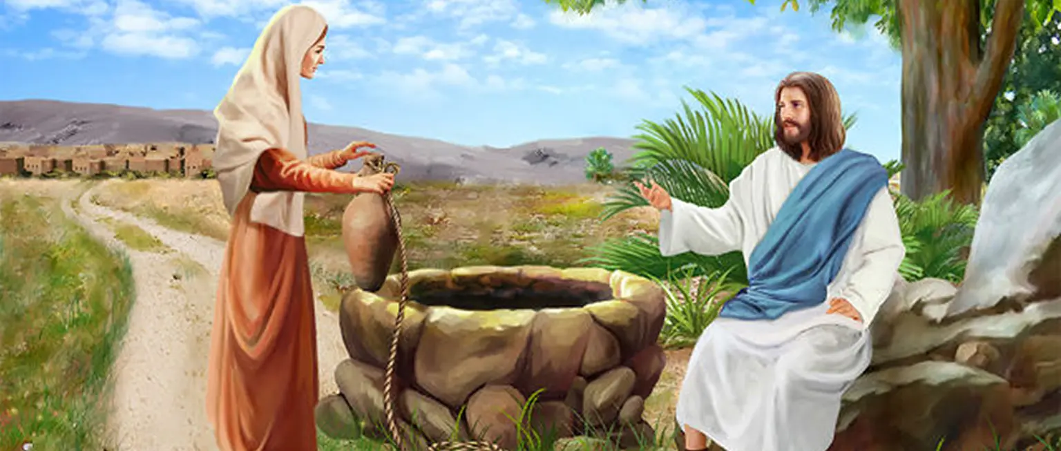 O encontro da mulher samaritana com Jesus