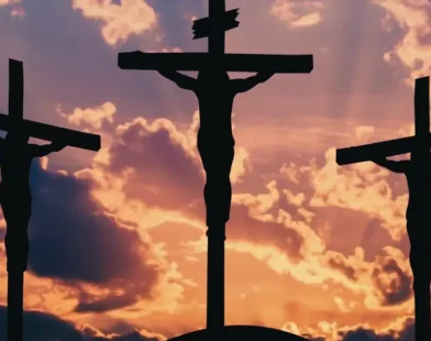 Jesus e os ladrões na cruz