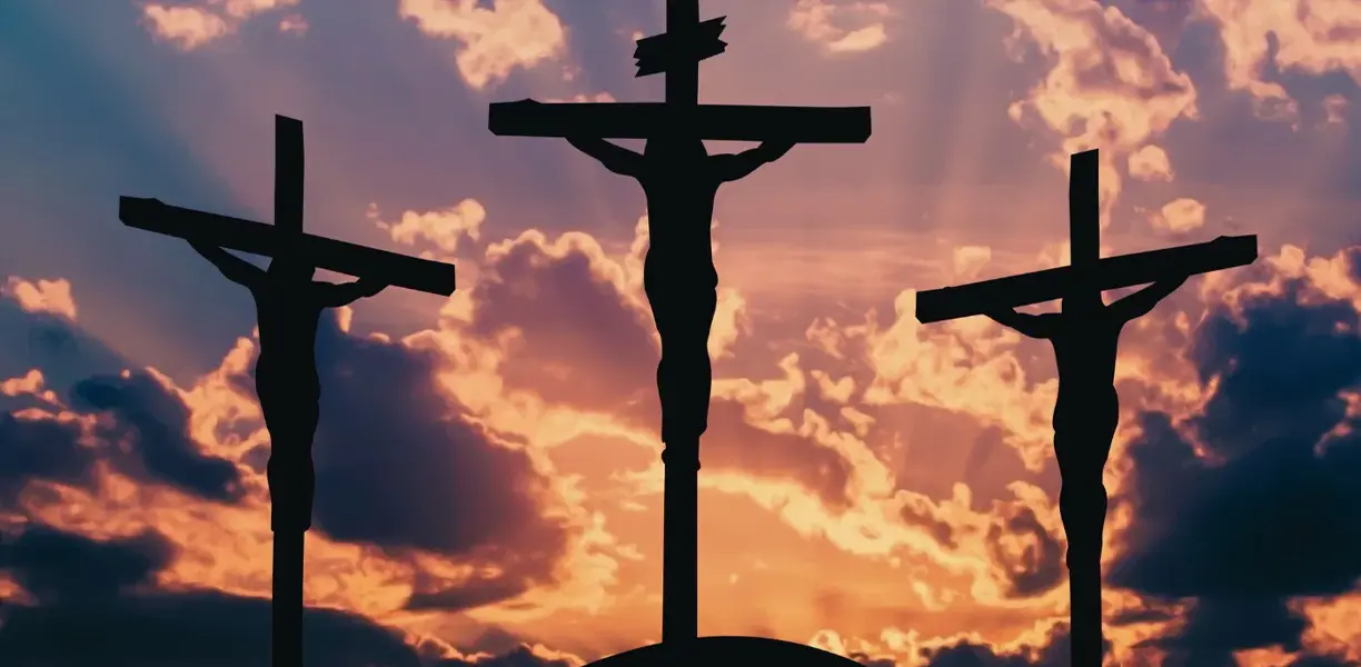 Jesus e os ladrões na cruz