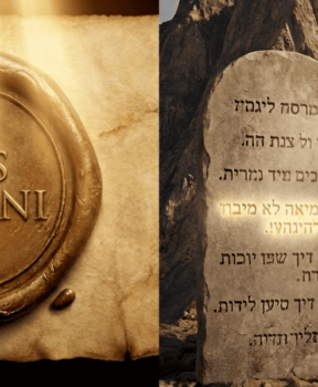 a marca da besta e o selo de Deus ilustração