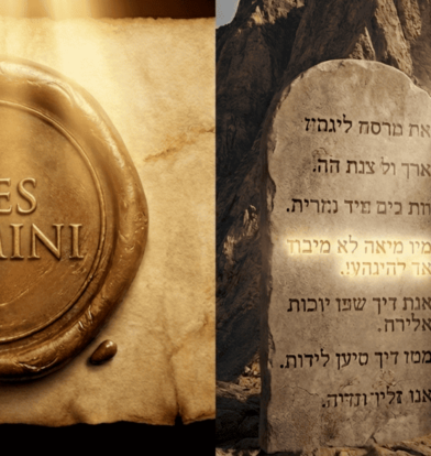 a marca da besta e o selo de Deus ilustração